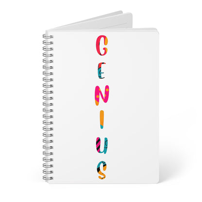 Spiral Bound Softcover Notebook A5 - Genius