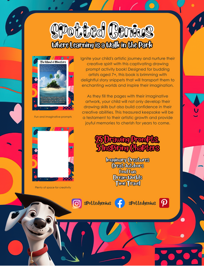 The Creative Explorer: Drawing Prompt Book 1